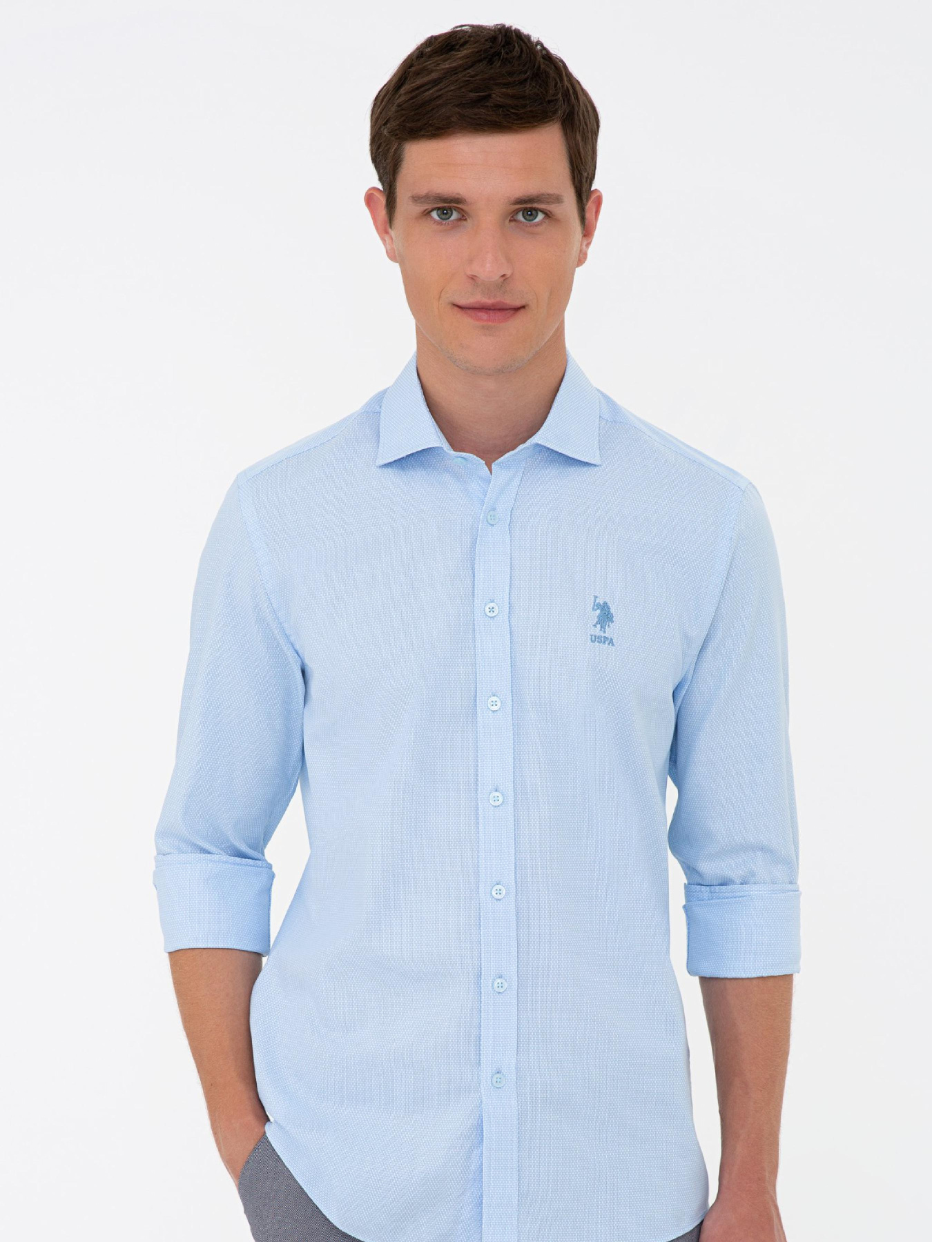 Сорочки US Polo модель G081GL004.000.1233189.VR003 Фото