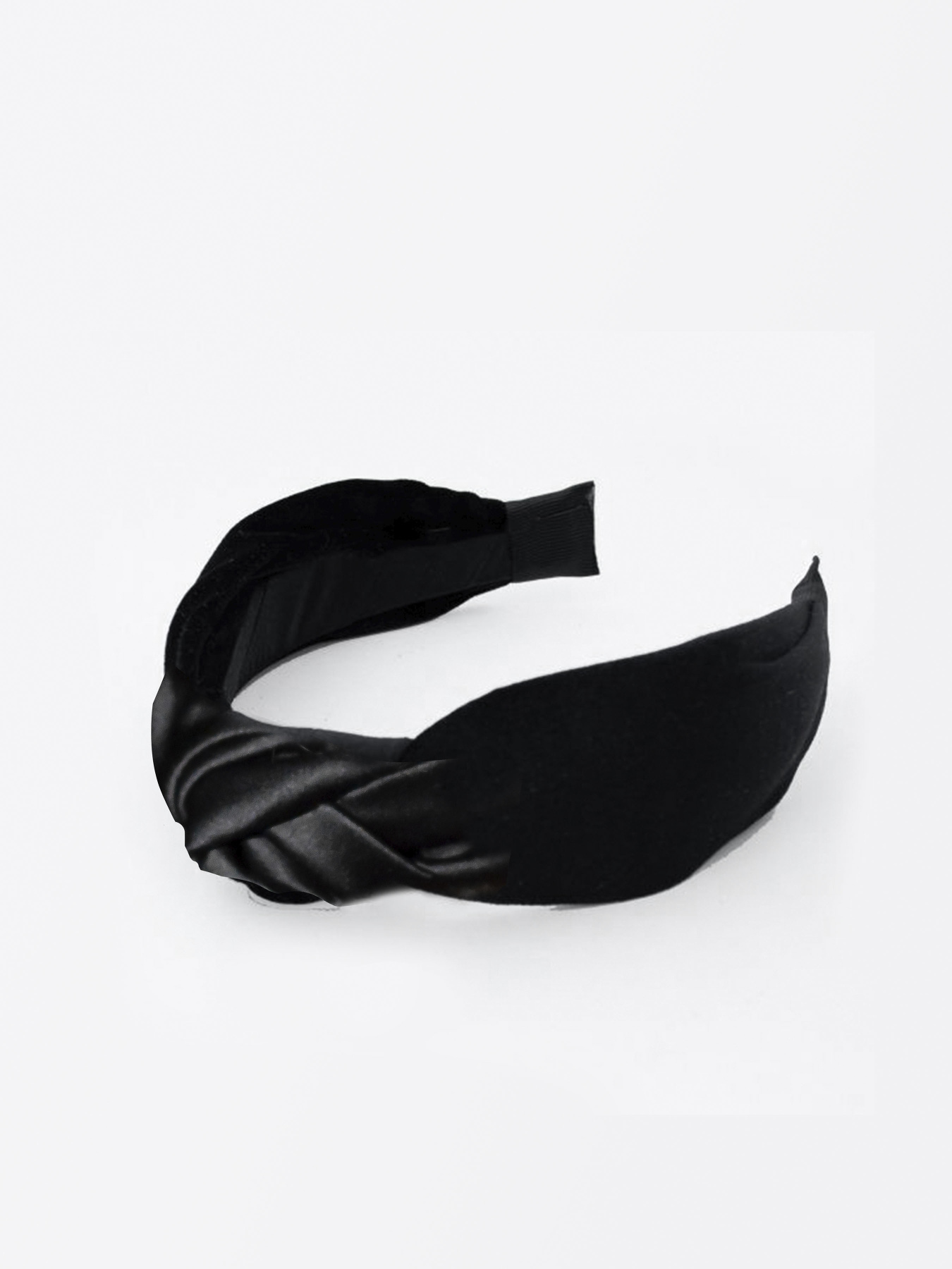 Обруч для волос MyScarf чёрный one size атлас без сетки MyScarf модель mp19616112 Обруч для волос MyScarf чёрный one size атлас без сетки MyScarf модель mp19616112 Фото