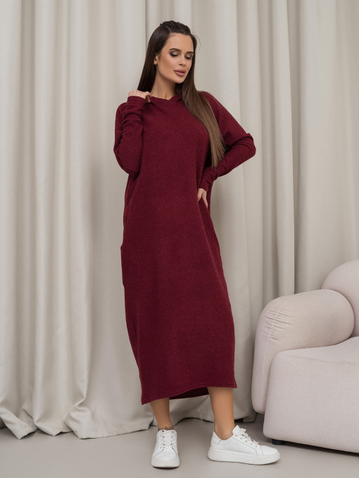 Сукні ISSA Plus модель 14366_бордовый Фото