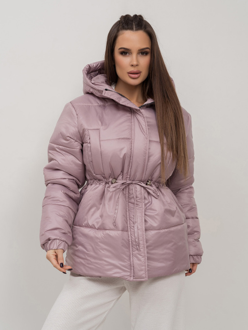 Куртки и дубленки ISSA Plus модель SA-508_розовый Фото