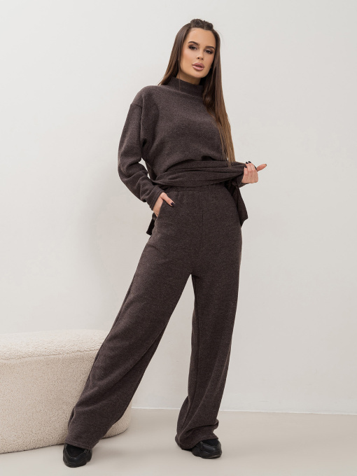 Костюми ISSA Plus модель 14468_коричневый Фото