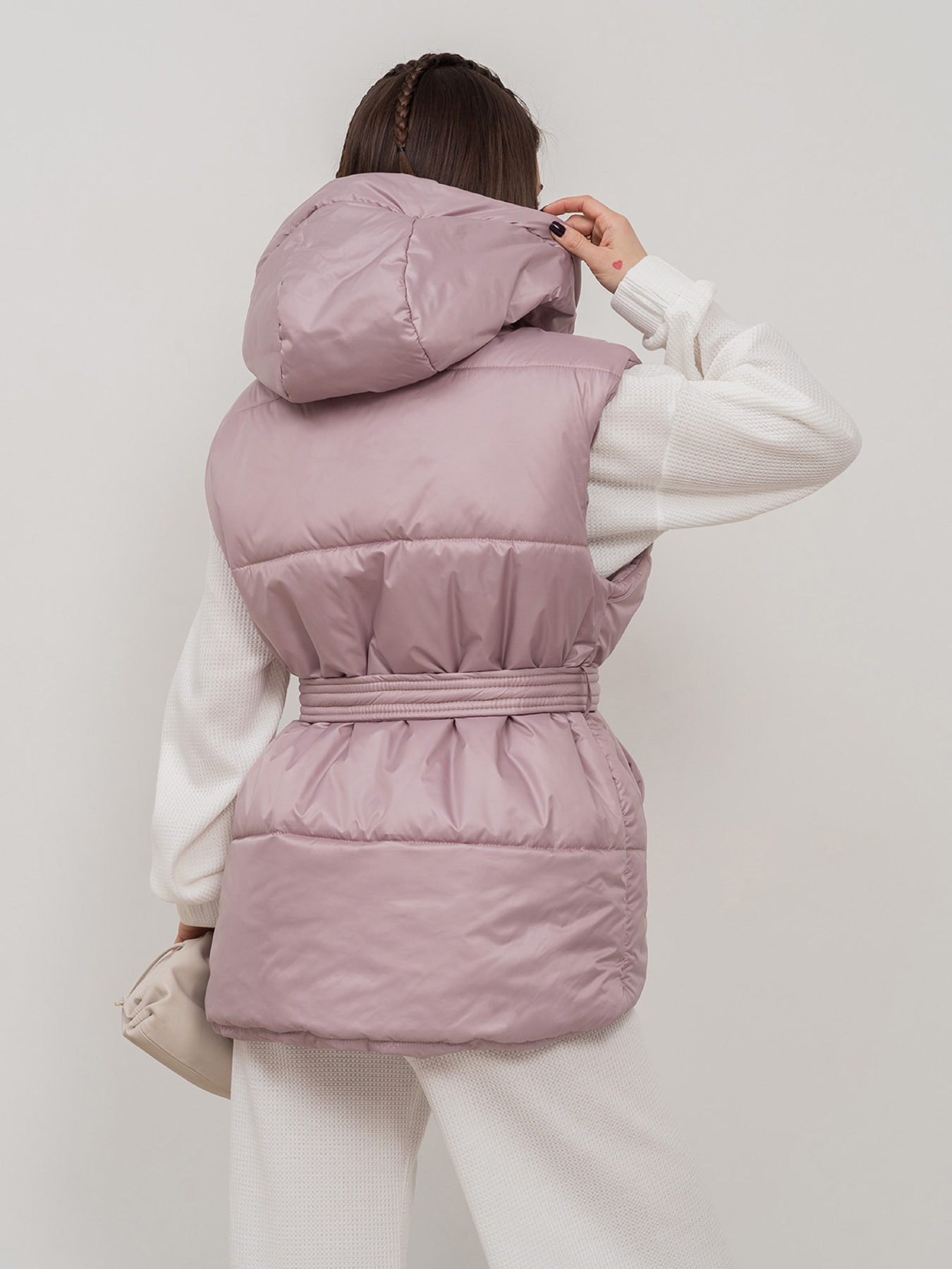 Куртки та дублянки ISSA Plus модель SA-505_розовый Фото