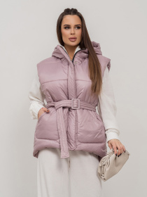 Куртки та дублянки ISSA Plus модель SA-505_розовый Фото