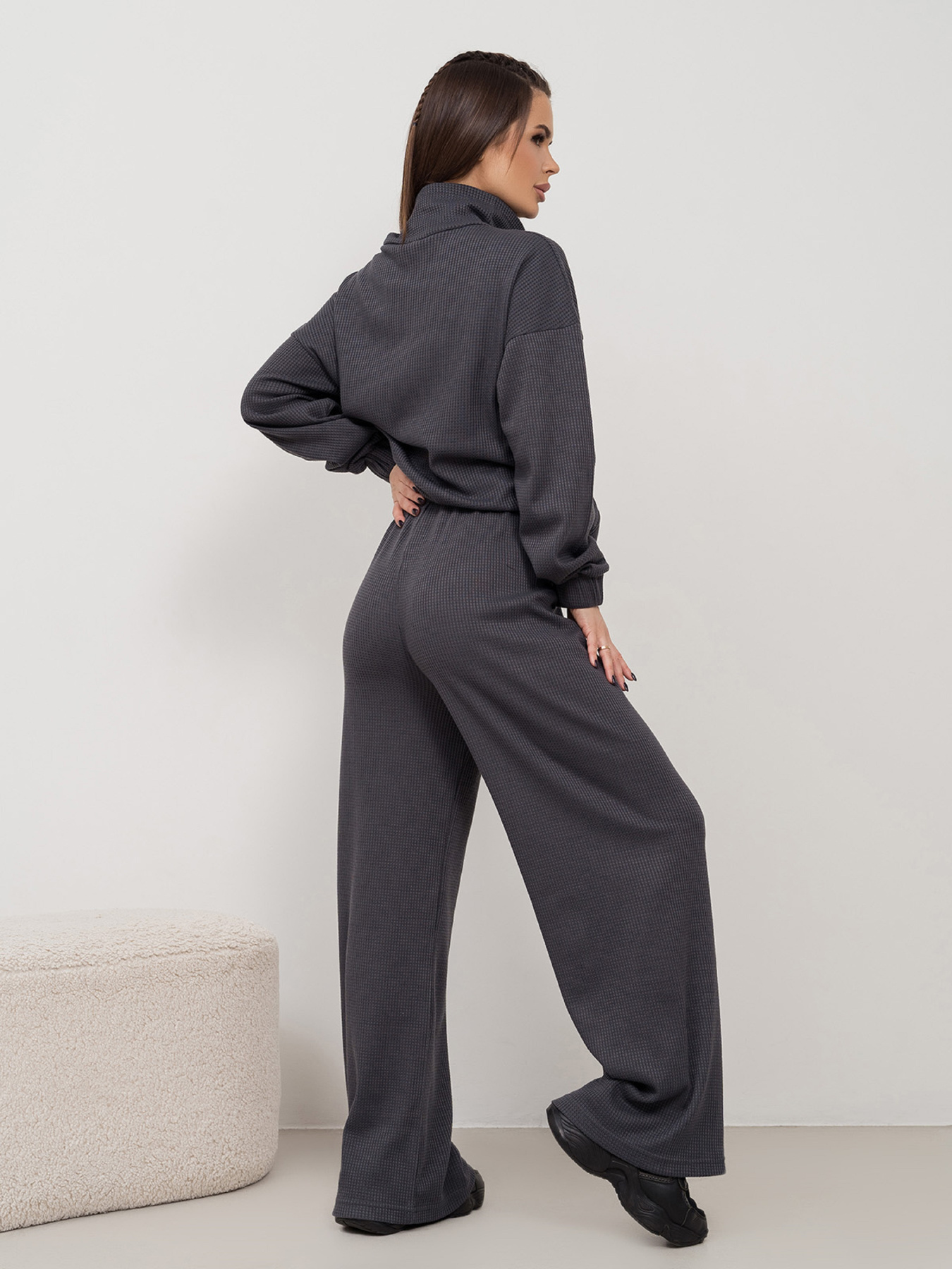 Костюми ISSA Plus модель 14445_серый Костюми ISSA Plus модель 14445_серый Фото
