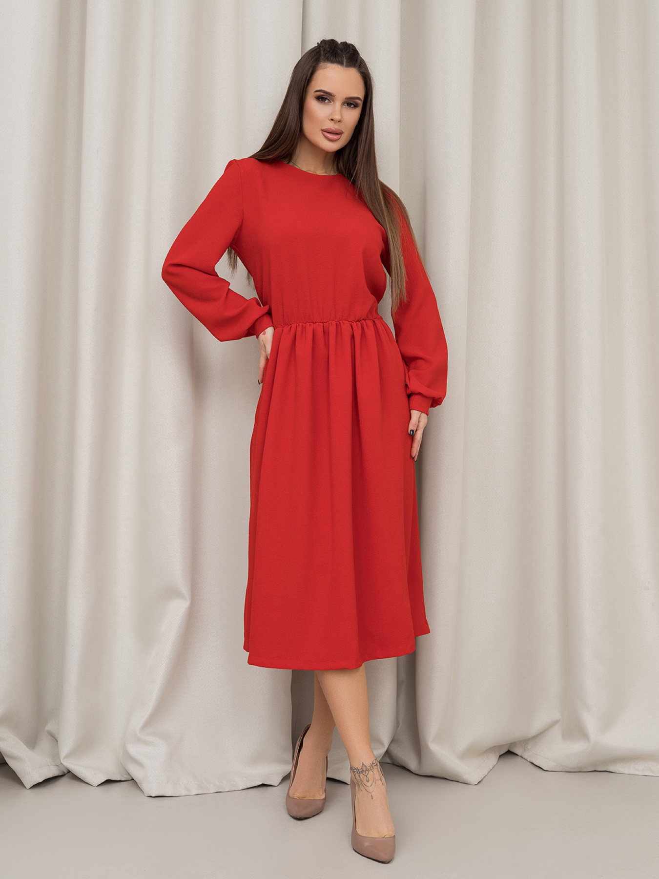 Сукні ISSA Plus модель 14463_красный Фото