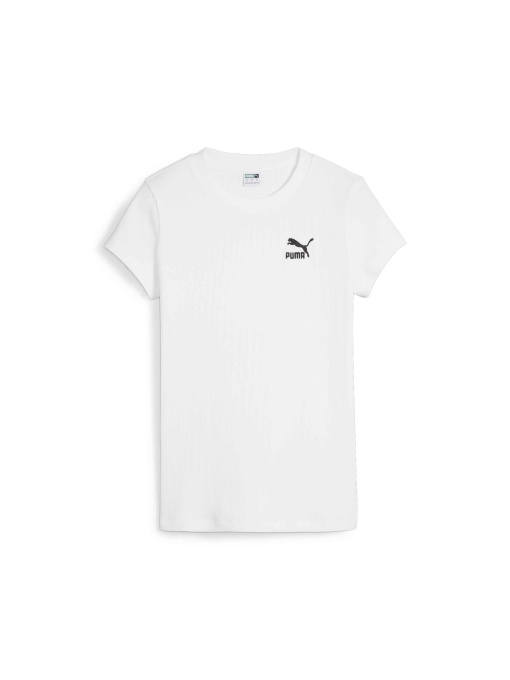 Футболки и поло PUMA Classics Ribbed Slim Tee модель 624264 Фото