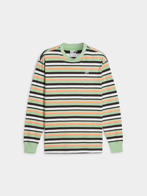 Худи и свитшоты PUMA Downtown 180 Striped Tee модель 624377 Фото