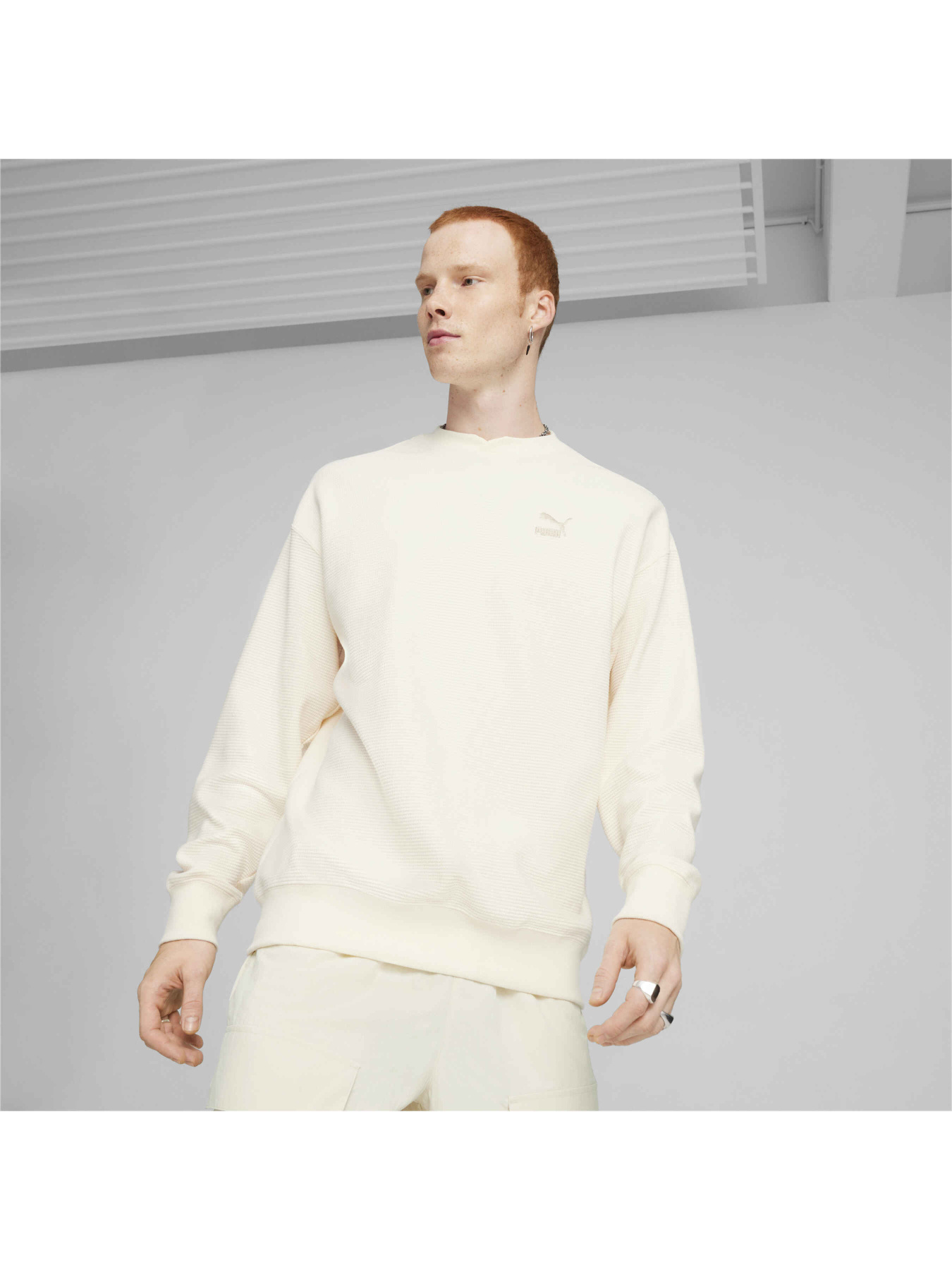 Худи и свитшоты PUMA Classics Waffle Crew модель 624253 Фото