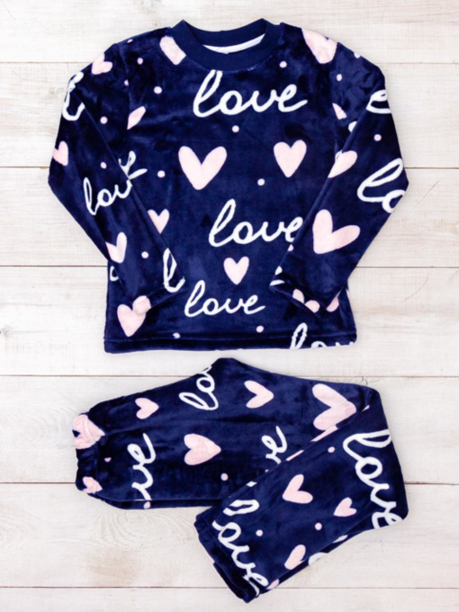 Одяг для дому та сну Носи своє модель 6079-035-2-1-love-chornilxno-sinj Фото