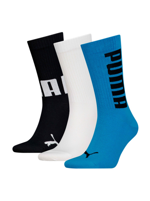 Носки и гольфы PUMA Unisex Big Logo Crew 3p модель 938387 Фото