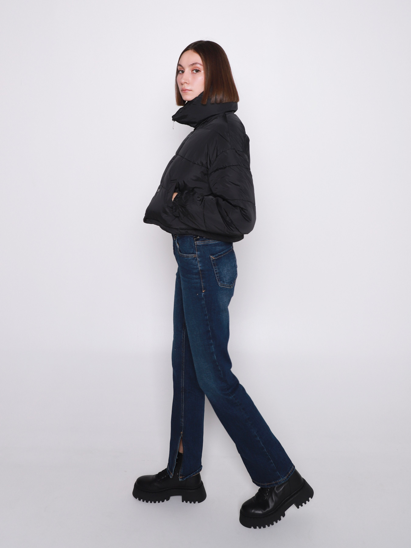 Куртки и дубленки URBAN TRACE модель LA608-BLACK Куртки и дубленки URBAN TRACE модель LA608-BLACK Фото