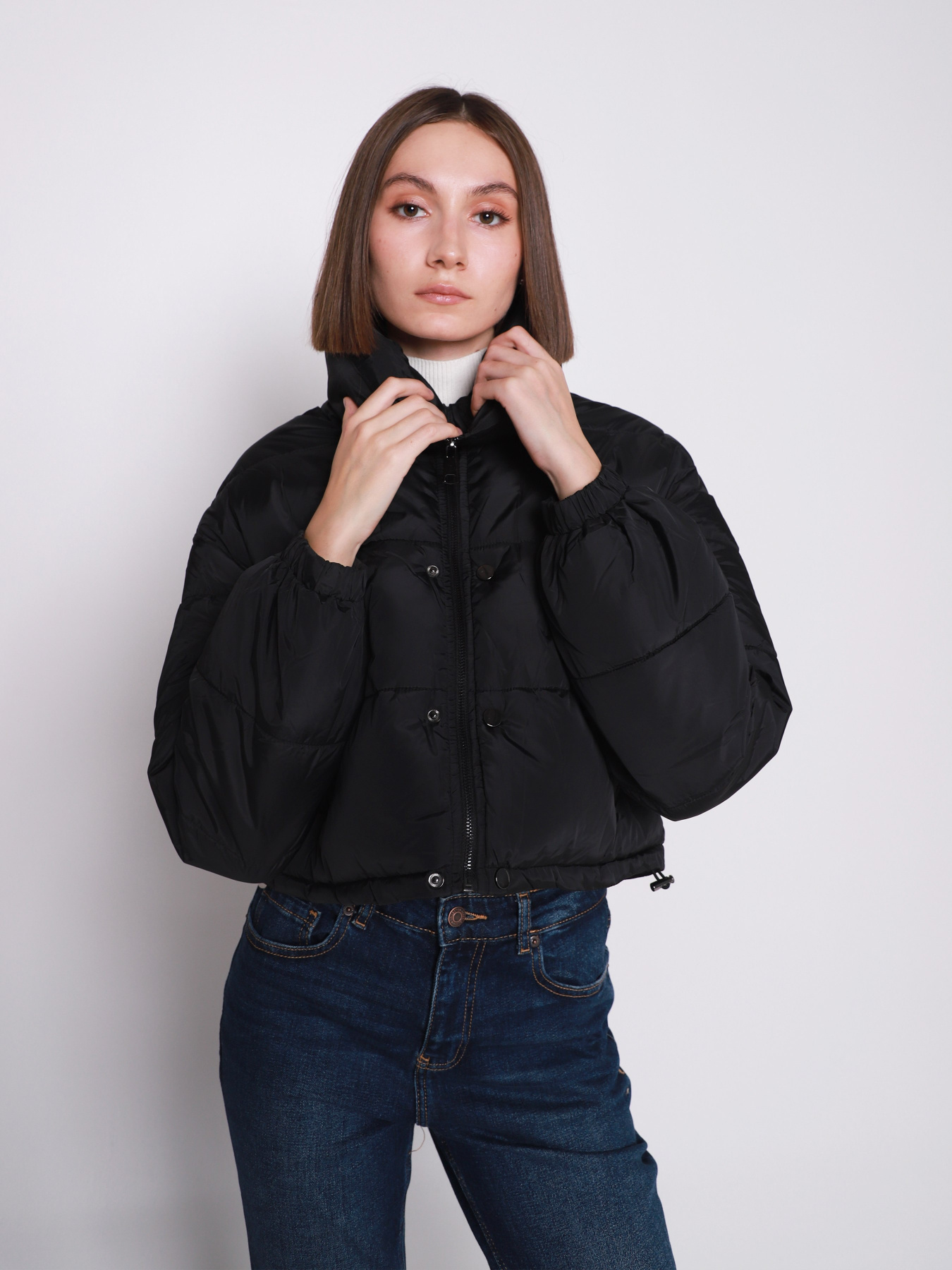 Куртки и дубленки URBAN TRACE модель LA608-BLACK Куртки и дубленки URBAN TRACE модель LA608-BLACK Фото