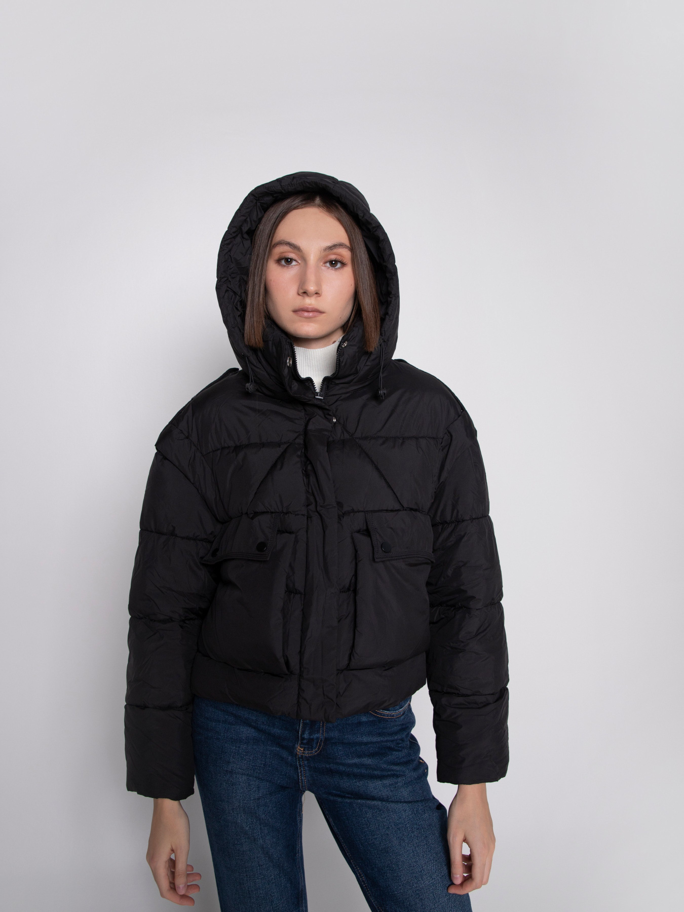 Куртки и дубленки URBAN TRACE модель HAR001-BLACK Куртки и дубленки URBAN TRACE модель HAR001-BLACK Фото