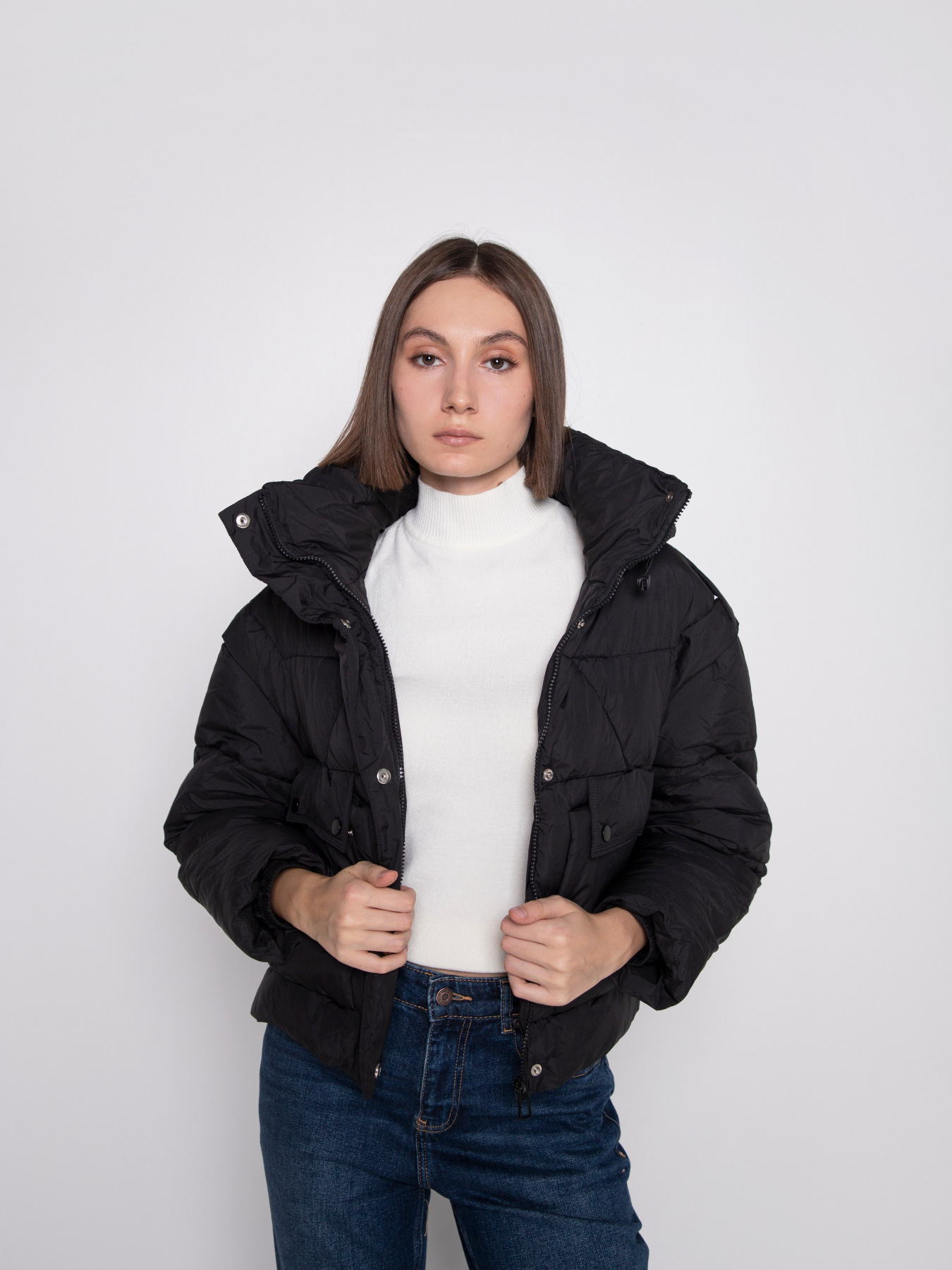 Куртки и дубленки URBAN TRACE модель HAR001-BLACK Куртки и дубленки URBAN TRACE модель HAR001-BLACK Фото