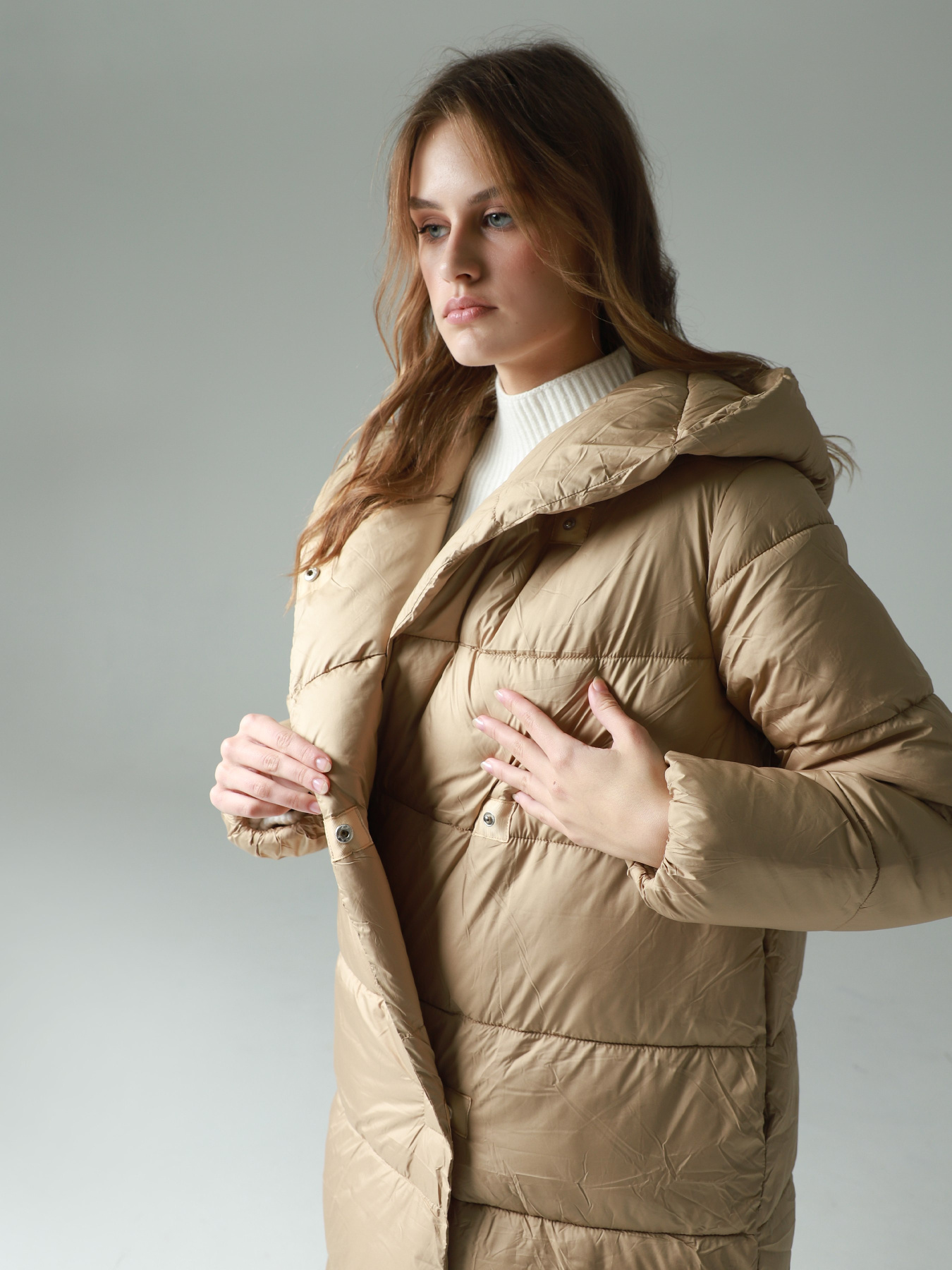 Куртки и дубленки URBAN TRACE модель LA603-BEIGE Фото