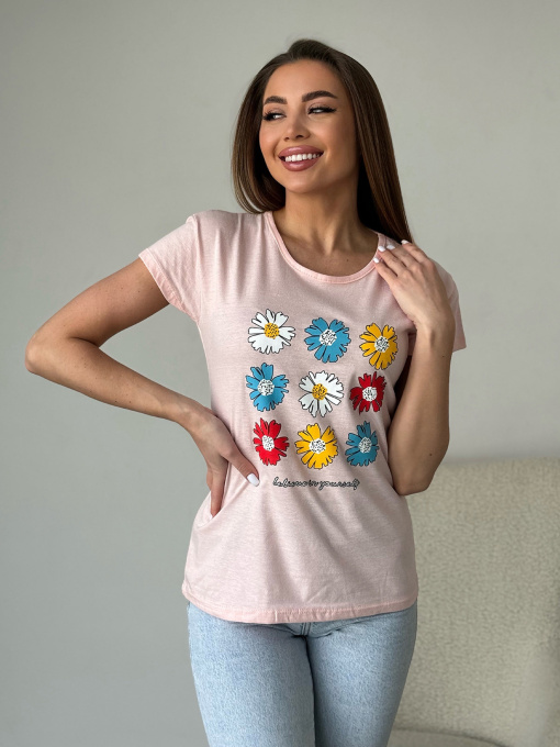 Футболки і поло ISSA Plus модель WN20-597_розовый Фото