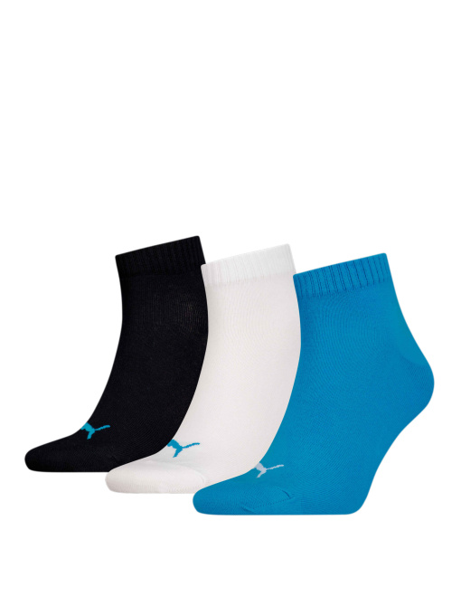 Шкарпетки та гольфи PUMA Unisex Quarter Plain 3p модель 906978 Фото