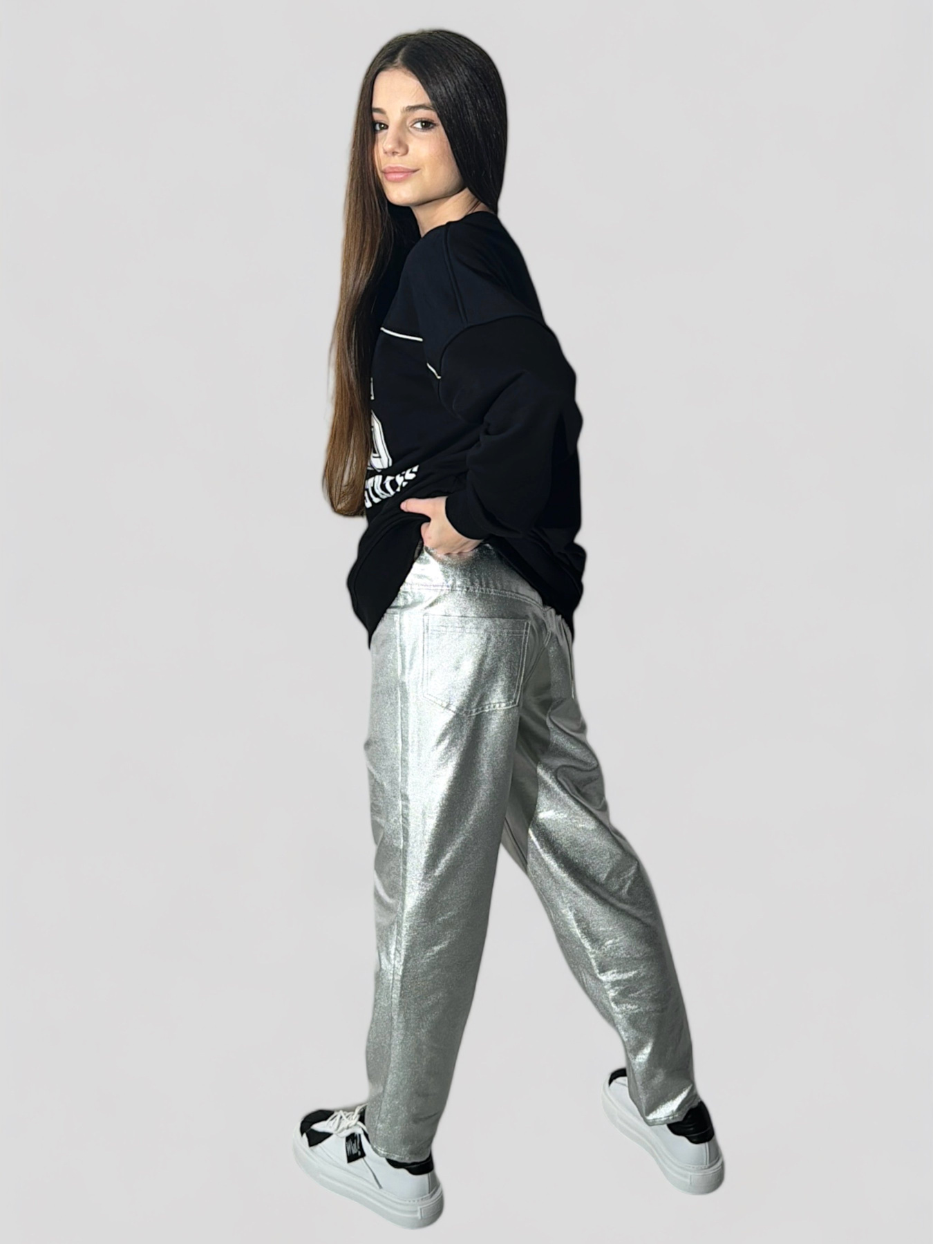 Джинси EVIE модель Silver-3464 Фото