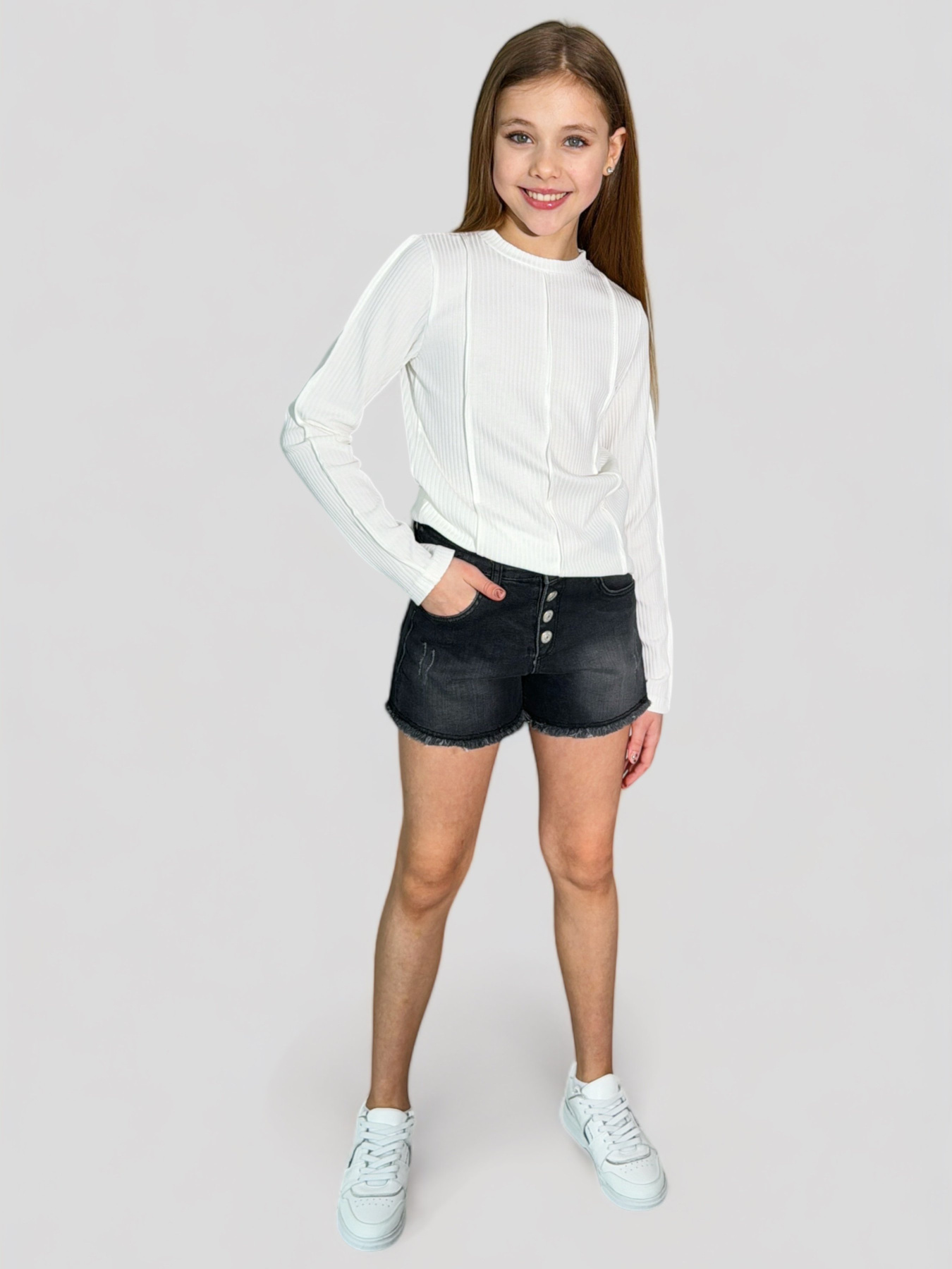 Шорты EVIE модель Black-3464-2 Фото