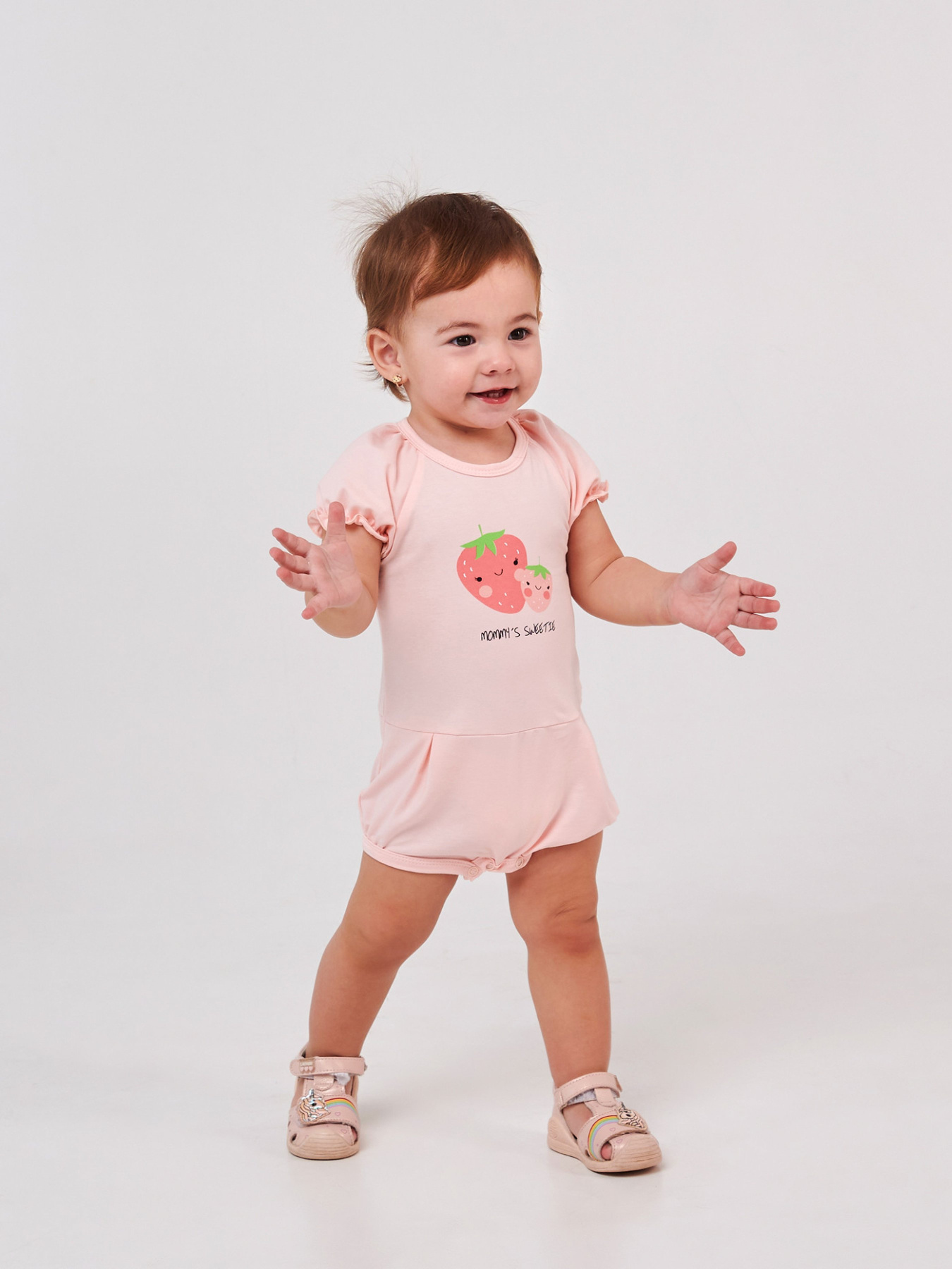 Одяг для немовлят SMIL модель smil_111288-rozovyj-persik Фото