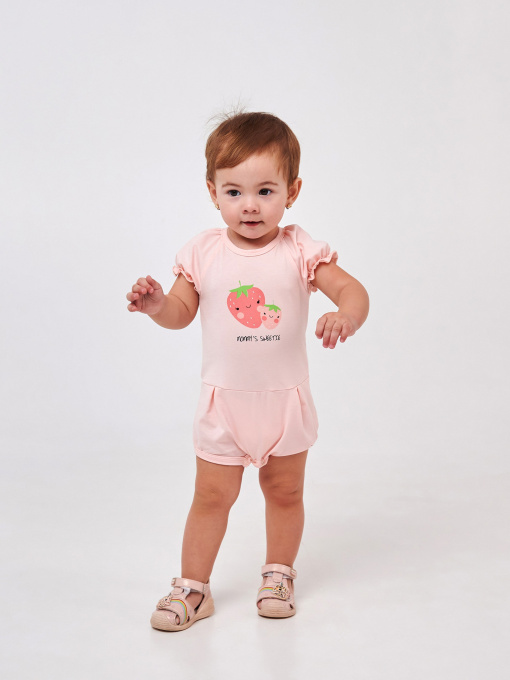 Одяг для немовлят SMIL модель smil_111288-rozovyj-persik Фото