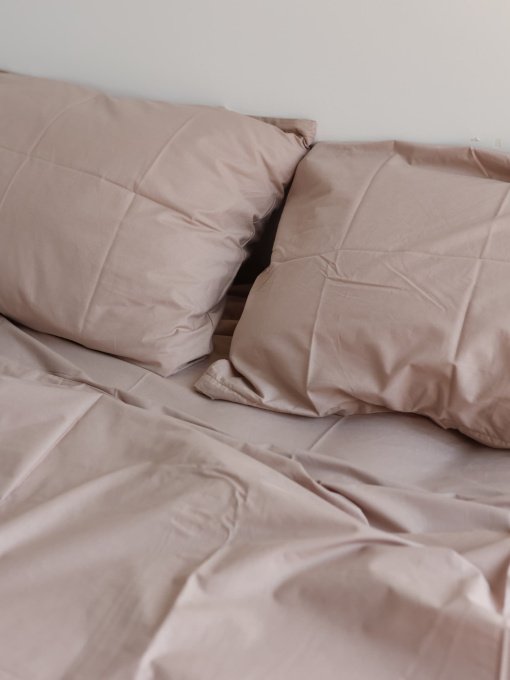 Комплект постельного белья с ткани Ранфорс цвет Мокко BedclozZzes модель 13155 Фото