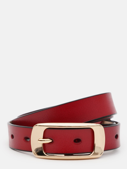 Ремені Borsa Leather модель CV1ZK015-goldred Фото