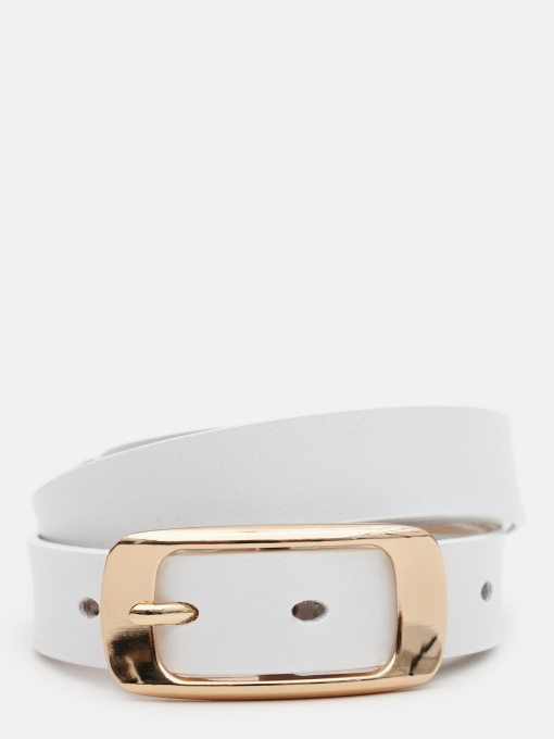 Ремені Borsa Leather модель CV1ZK-015-goldwhite Фото