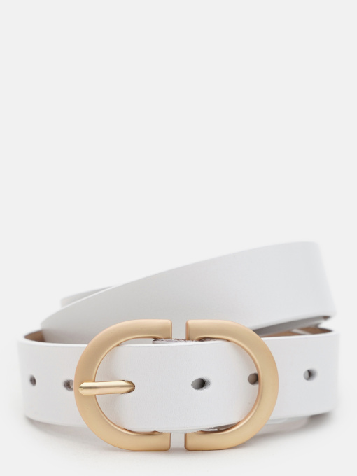 Ремені Borsa Leather модель CV1ZK105-goldwhite Фото