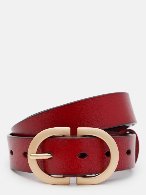 Ремені Borsa Leather модель CV1ZK105-goldred Фото