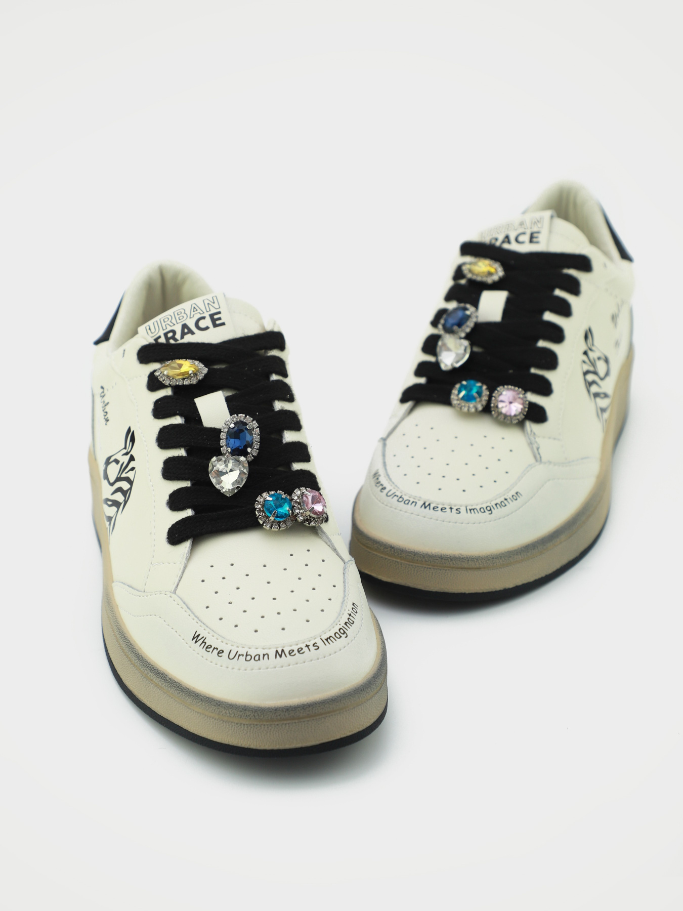 Кеди URBAN TRACE модель UT24-W-1134-1_zebra Фото