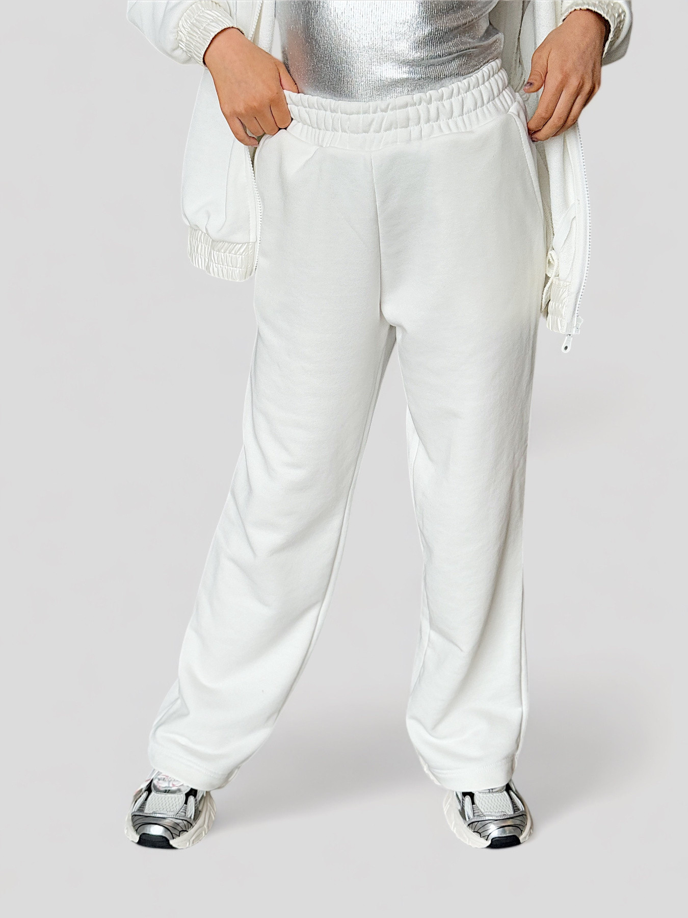 Брюки EVIE модель White-793 Фото