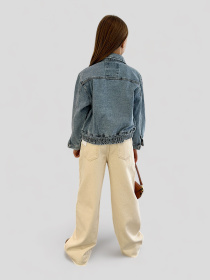 Куртки та дублянки EVIE модель Denim - 23236 Фото