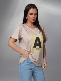 Футболки і поло ISSA Plus модель WN20-618_бежевый Фото
