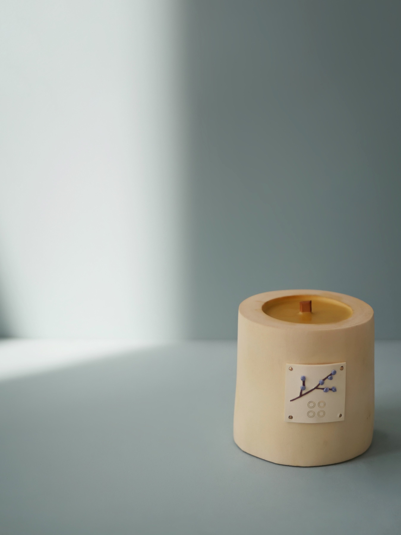 Деревʼяна свічка з ароматом лаванди WOOD MOOD модель 1213400000 Фото