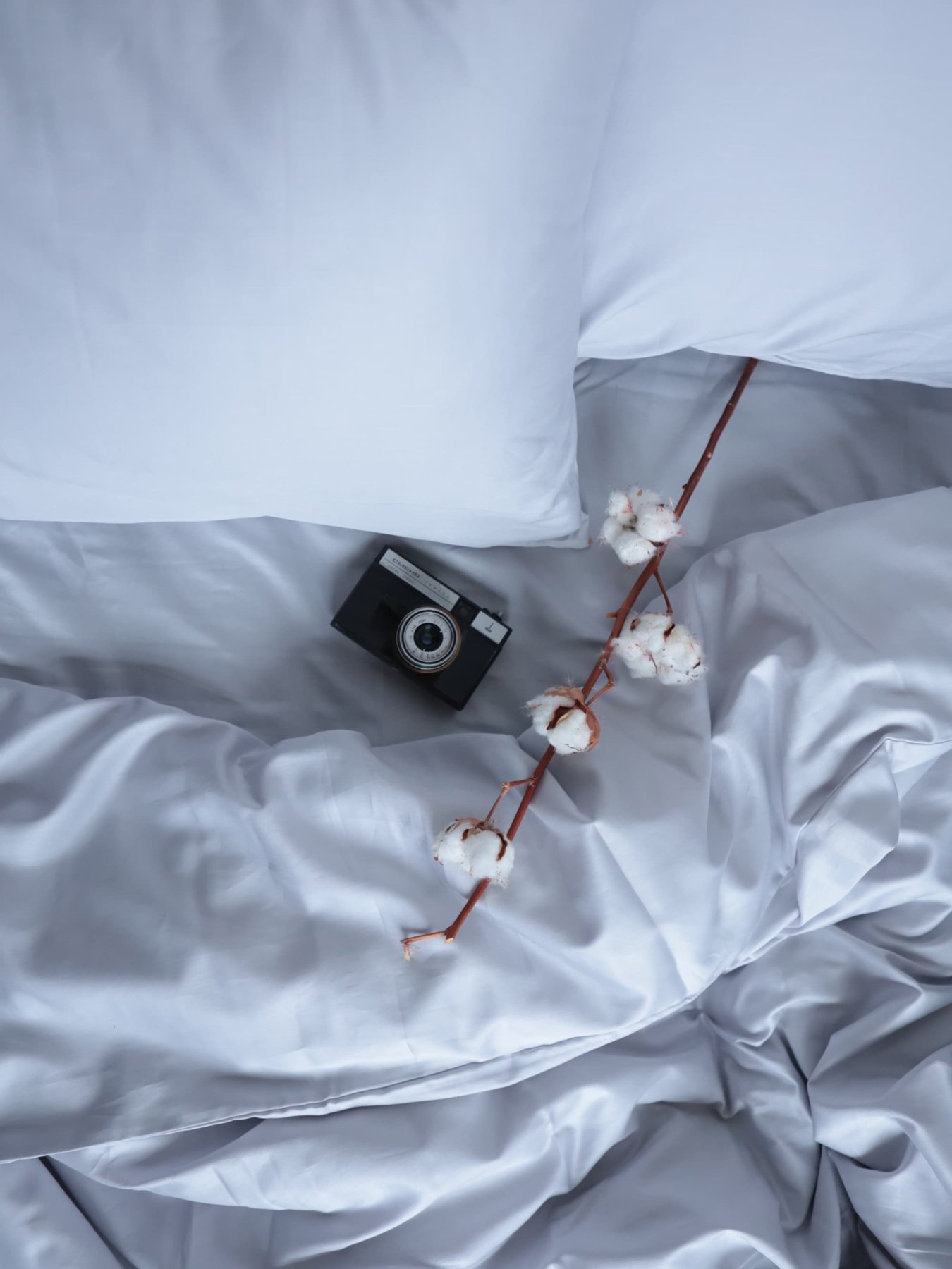 Комплект постільної білизни з тканини Сатин Світло-сірий колір BedclozZzes модель 7423 Фото