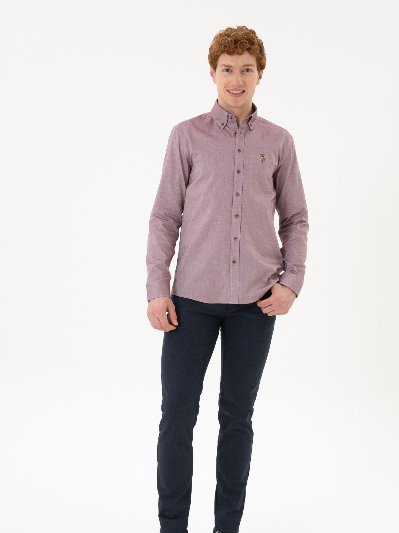 Рубашки US Polo модель G081SZ004.000.1450261.VR223 Фото