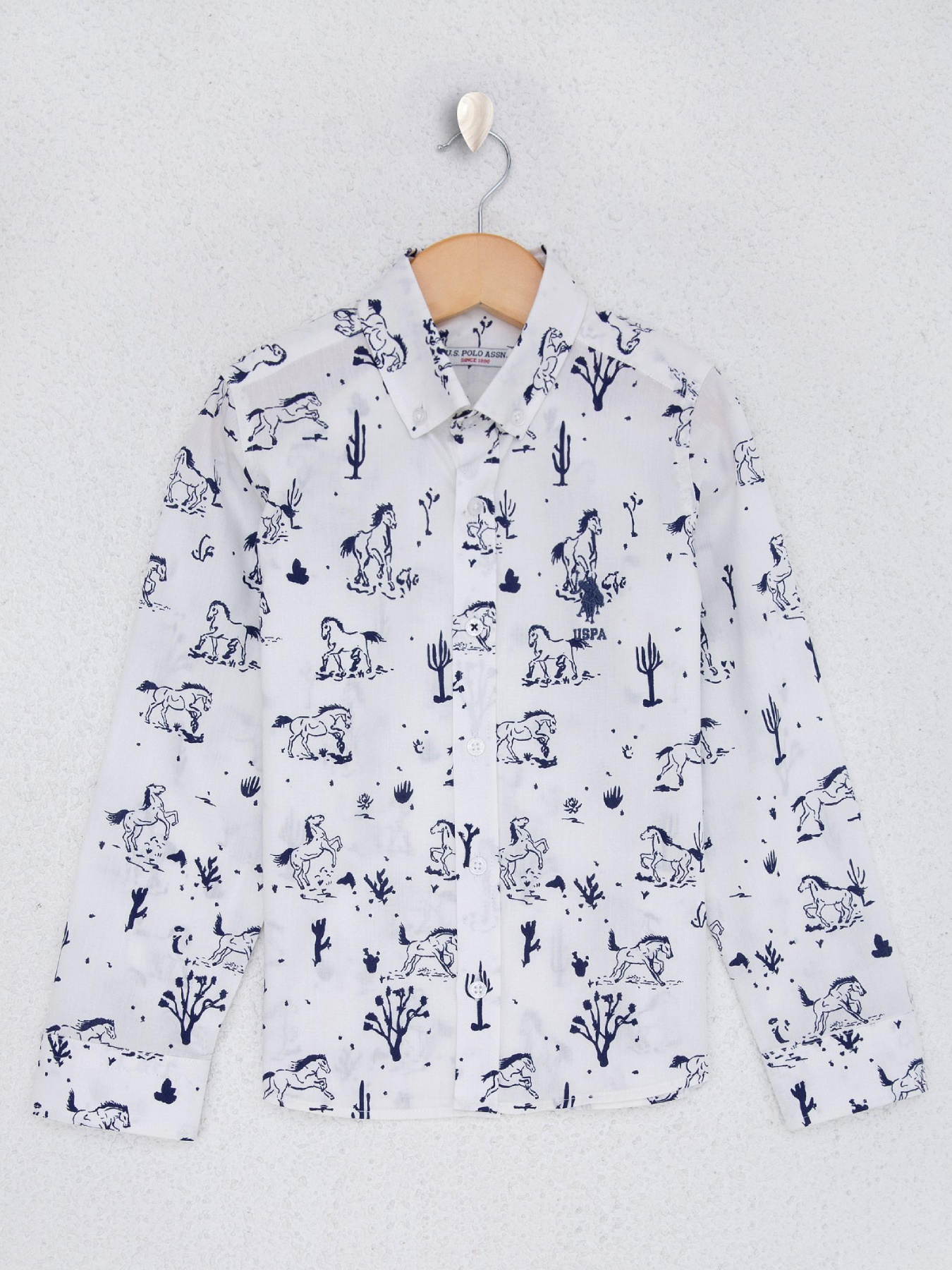 Рубашки US Polo модель G083SZ004.000.1093419.VR013 Фото