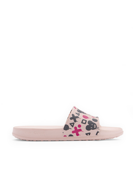 Шлёпанцы COQUI модель 7083Pale_pink_Navy_mouse Фото
