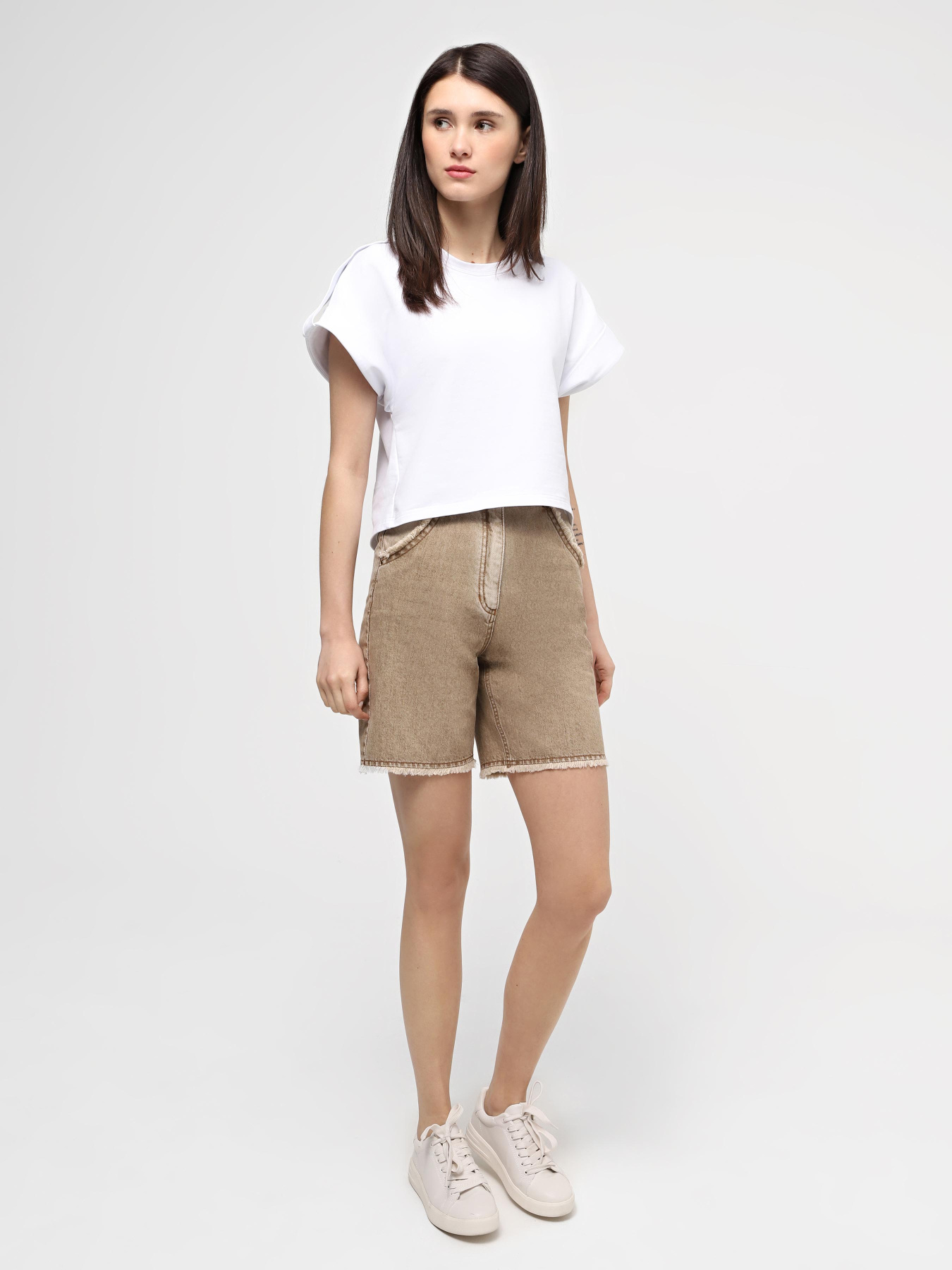 Шорти A.G.N.A модель AG-2024-BEIGE Фото