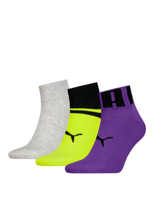 Носки и гольфы PUMA Unisex Big Logo Quarter модель 938389 Фото