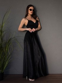 Юбки ISSA Plus модель 14690_черный Фото