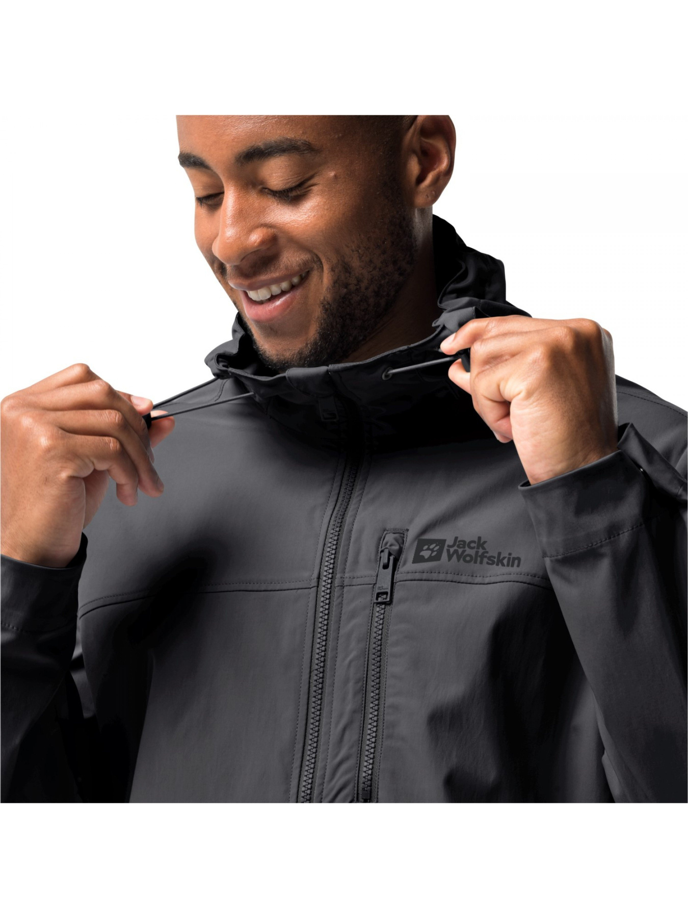 Куртки та дублянки Jack Wolfskin Desert wind jacket m модель 1306412_6000 Фото