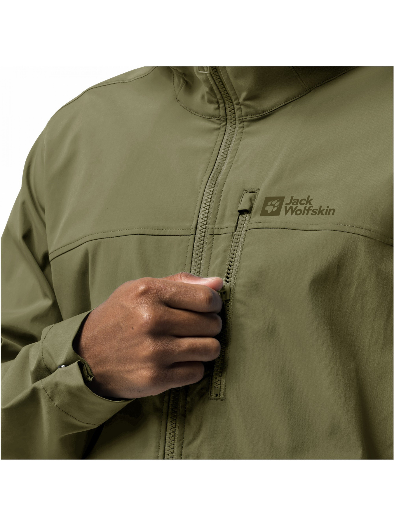 Куртки та дублянки Jack Wolfskin Desert wind jacket m модель 1306412_4511 Фото
