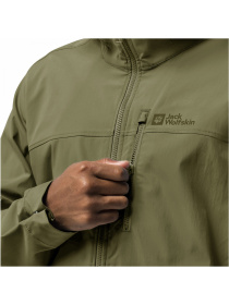 Куртки та дублянки Jack Wolfskin Desert wind jacket m модель 1306412_4511 Фото