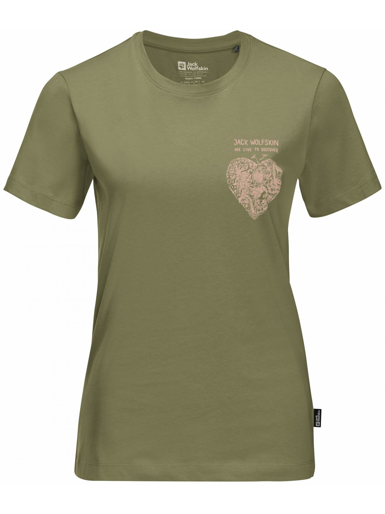 Футболки і поло Jack Wolfskin Discover heart t w модель 1809701_4511 Футболки і поло Jack Wolfskin Discover heart t w модель 1809701_4511 Фото