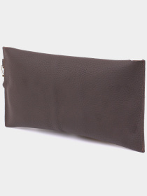 Шкіряна матова тревел-косметичка Shvigel Коричневий Shvigel модель bag24_16418 Фото
