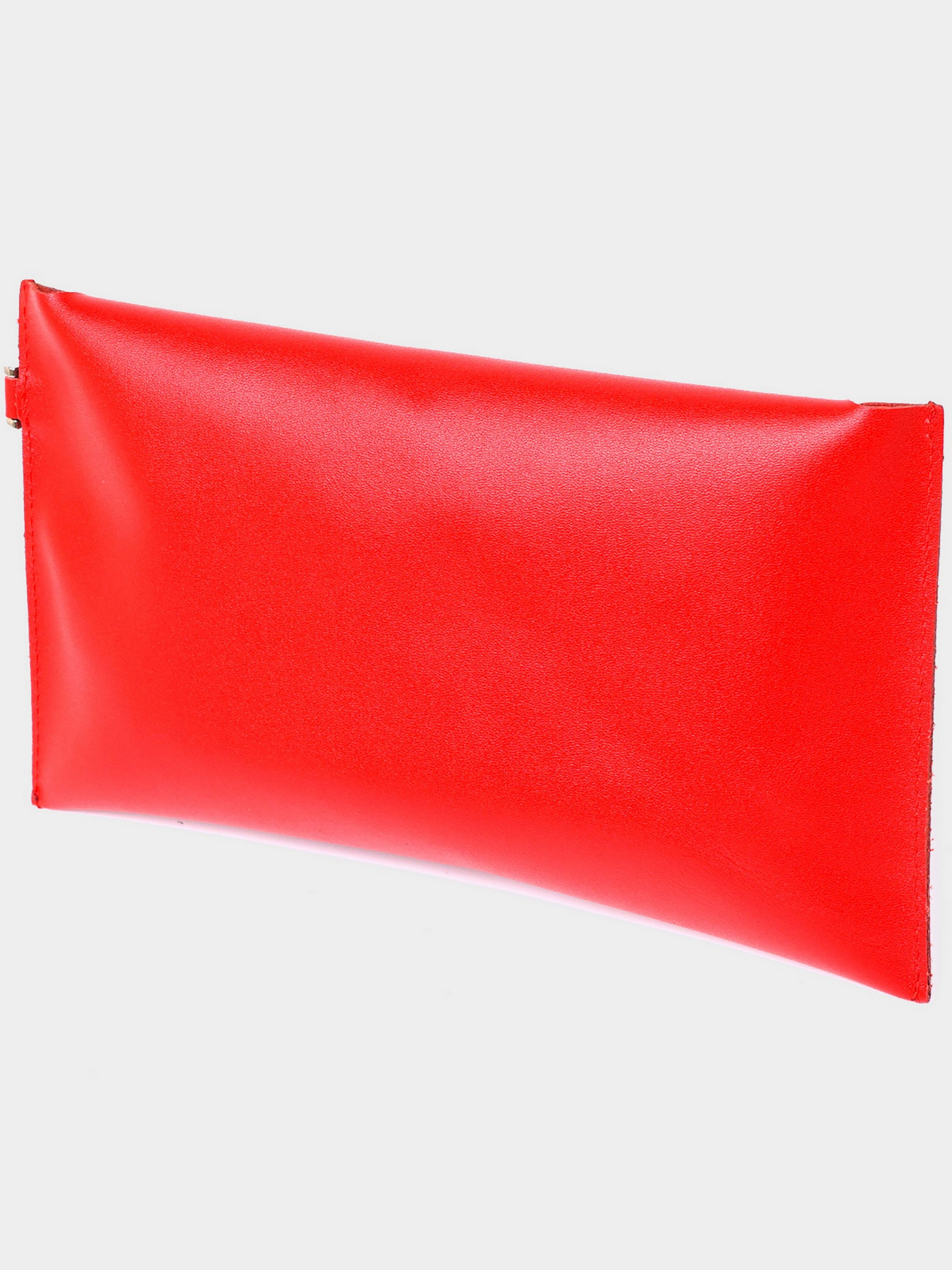 Жіноча шкіряна тревел-косметичка Shvigel Червоний Shvigel модель bag24_16421 Фото