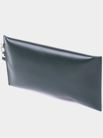 Шкіряна практична тревел-косметичка Shvigel Зелений Shvigel модель bag24_16423 Фото