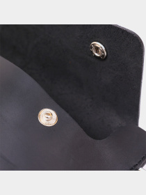 Кожаная матовая тревел-косметичка унисекс Shvigel Черный Shvigel модель bag24_16426 Фото